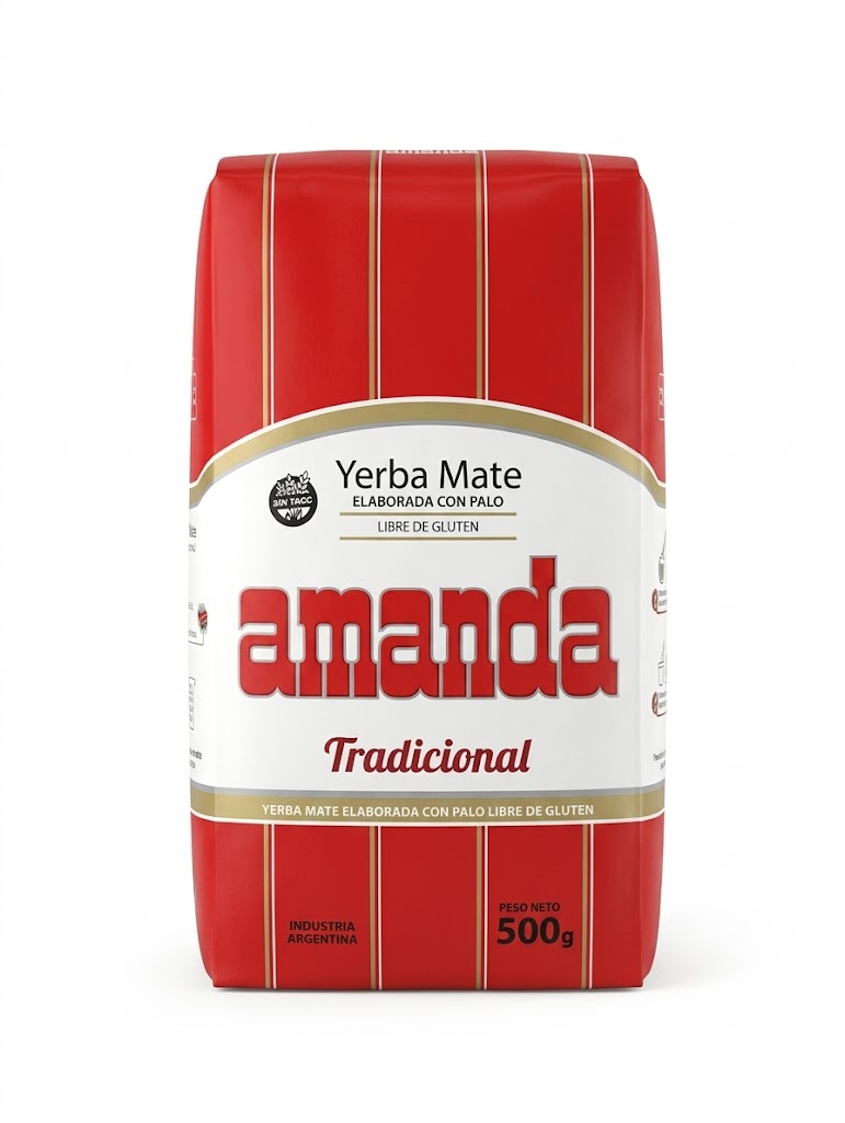 pack yerba amanda de 1/2 kg
