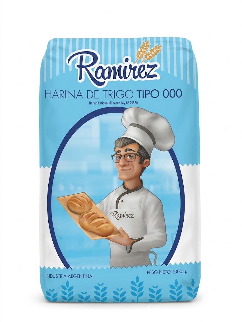  pack harina ramirez 1kg 000